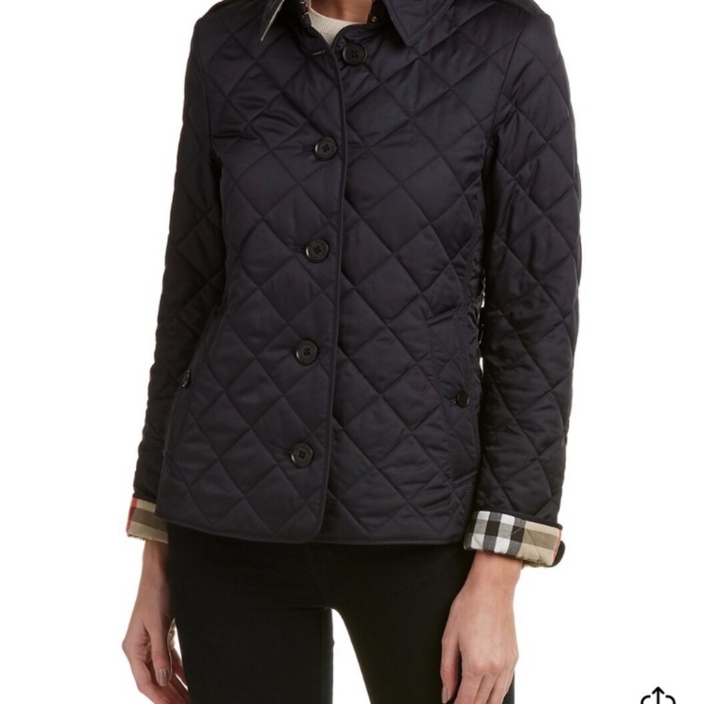 Burberry Diamond Quilted Jacket~ Medium